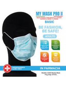 MYMASK PRO II MASCHERINA CHIRURGICA SKY 10 PEZZI