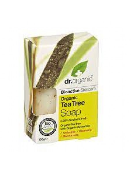 DR ORGANIC TEA TREE SOAP 100G