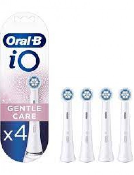 ORAL-B IO GENTLE CARE WHITE 4 TESTINE RICAMBIO COLORE BIANCO