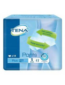 TENA PANTS PLUS PANNOLONE MUTANDINA TAGLIA S 14 PEZZI