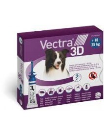 VECTRA 3D SPOTON 3 PIPETTE CANI 10-25KG BLU