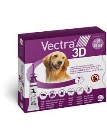 VECTRA 3D SPOTON 3 PIPETTE PER CANI 25-40KG VIOLA