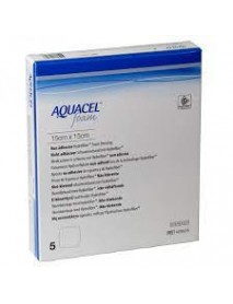 CONVATEC AQUACEL AG FOAM NON ADESIVO 15X15CM 5 PEZZI