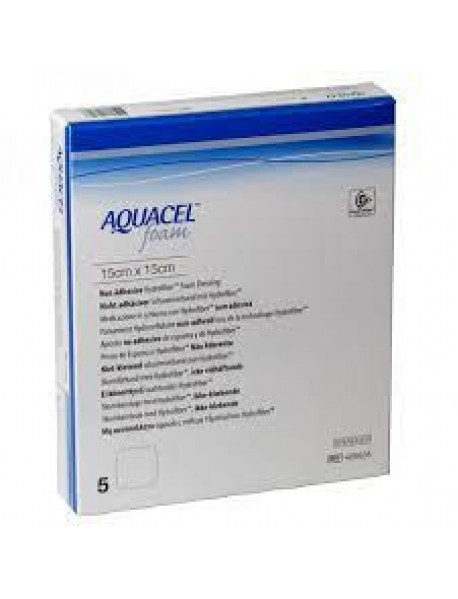 CONVATEC AQUACEL AG FOAM NON ADESIVO 15X15CM 5 PEZZI