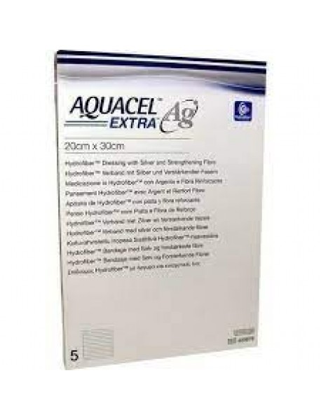 CONVATEC AQUACEL EXTRA AG 20X30CM 5 MEDICAZIONI