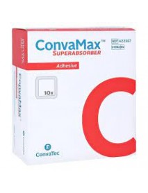 CONVATEC CONVAMAX SUPERABSORBER ADHESIVE 15X15CM 10 MEDICAZIONI