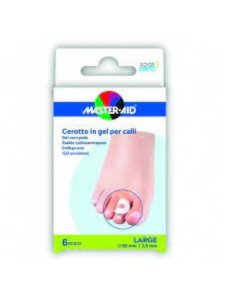 MASTER-AID FOOT CARE CEROTTO GEL CALLI TAGLIA L 6 CEROTTI