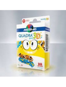 MASTER-AID QUADRA 3D BOYS CEROTTI ASSORTITI 20 CEROTTI