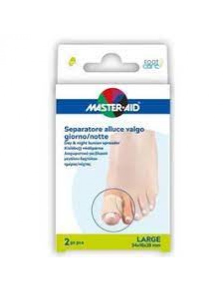 MASTER-AID FOOT CARE DIVARICATORE ALLUCE TAGLIA LARGE 2 PEZZI