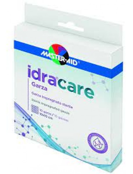 MASTER-AID GARZA IDRACARE GARZA IMPREGNATA 10X10CM 10 GARZE