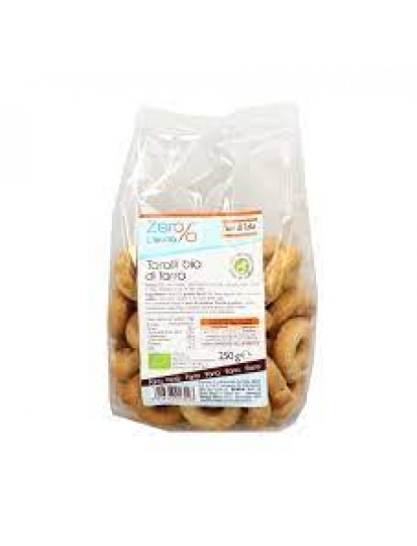 ZER% GLUTINE TARALLI DI FARRO CON OLIO EXTTRAVERGINE DI OLIVA  BIO 250G