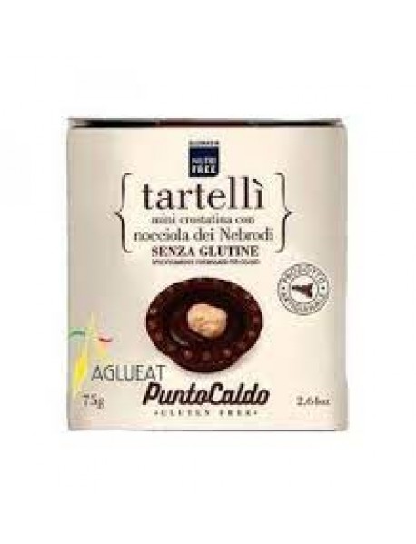 TARTELLI' MINI CROSTATINE CON NOCCIOLA SENZA GLUTINE 4 PEZZI