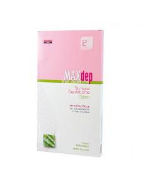 MAX DEP STRISCE DEPILATORIE CORPO 12 STRISCE