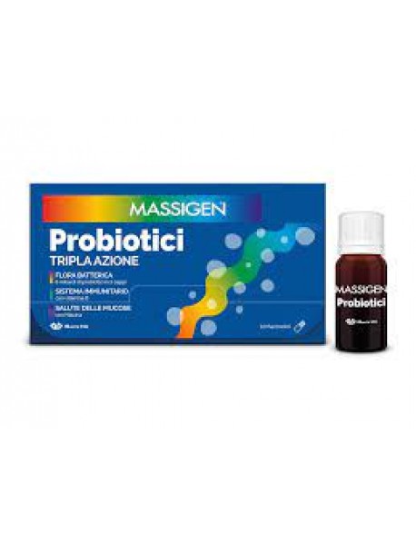 MASSIGEN PROBIOTICI 10 FLACONCINI DA 8ML