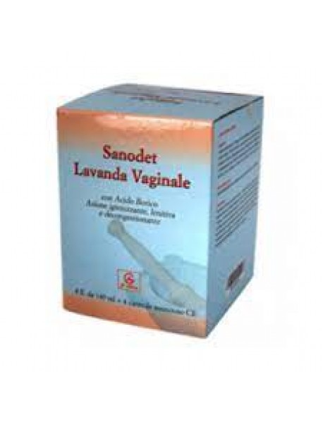 SANODET LAVANDA VAGINALE 4 FLACONI MONOUSO DA 140ML