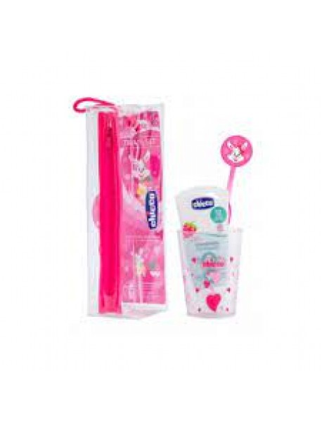 CHICCO GIRL SET IGIENE ORALE 36M+