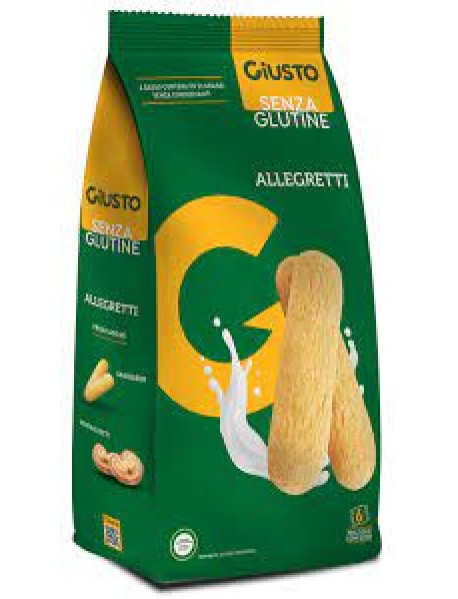 GIUSTO SENZA GLUTINE BISCOTTI ALLEGRETTI 200G