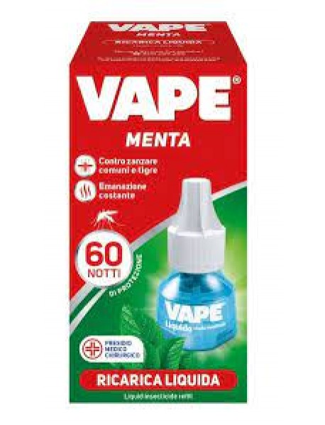 VAPE RICARICA LIQUIDA MENTA 30 ML 60 NOTTI 