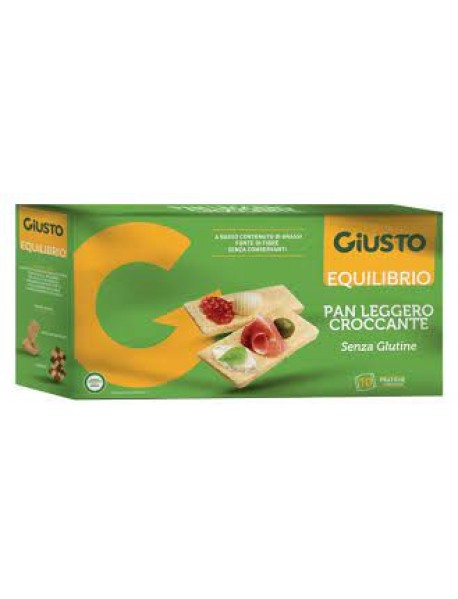 GIUSTO SENZA GLUTINE PAN LEGGERO CROCCANTE 250G