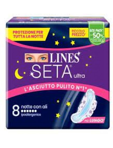 LINES SETA ULTRA NOTTE CON ALI 8 PEZZI