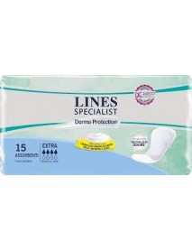 LINES SPECIALIST DERMA PROTECTION PANNOLONE EXTRA 15 PEZZI