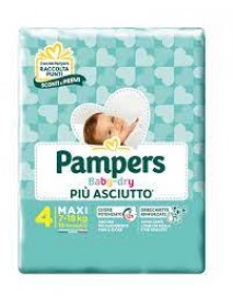 PAMPERS BABY DRY PIU' ASCIUTTO MAXI 18 PANNOLINI