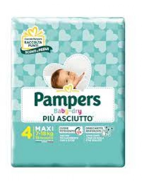 PAMPERS BABY DRY PIU' ASCIUTTO MAXI 18 PANNOLINI