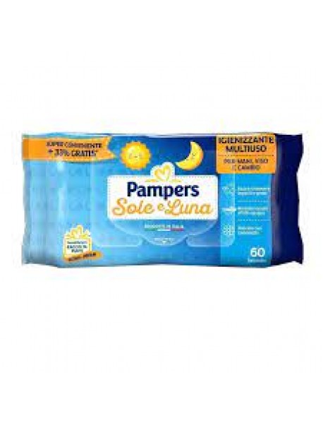 PAMPERS SOLE&LUNA 45+15 SALVIETTE