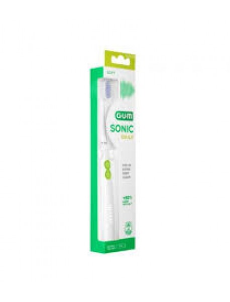 GUM SONIC DAILY SPAZZOLINO A BATTERIA WHITE 1 PEZZO