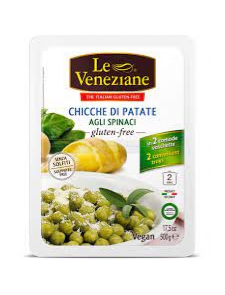 LE VENEZIANE CHICCHE DI PATATE CON SPINACI 500G