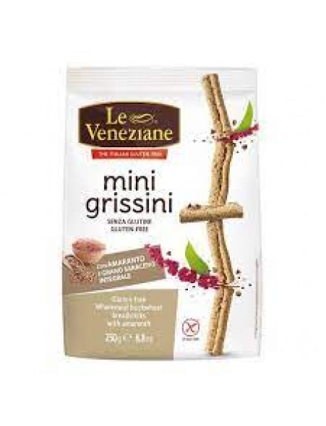 LE VENEZIANE MINIGRISSINI AMARANTO E GRANO SARACENO INTEGRALE 250G