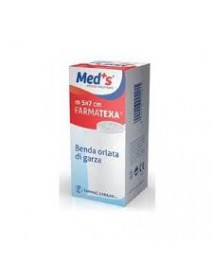 MEDS FARMATEXA BENDA ORLATA DI GARZA 12/12 5MTX10CM