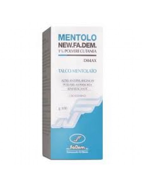 MENTOLO POLVERE CUTANEA 1% 100G FADEM