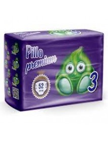 PILLO PREMIUM MIDI 3 4/9KG 52 PANNOLINI