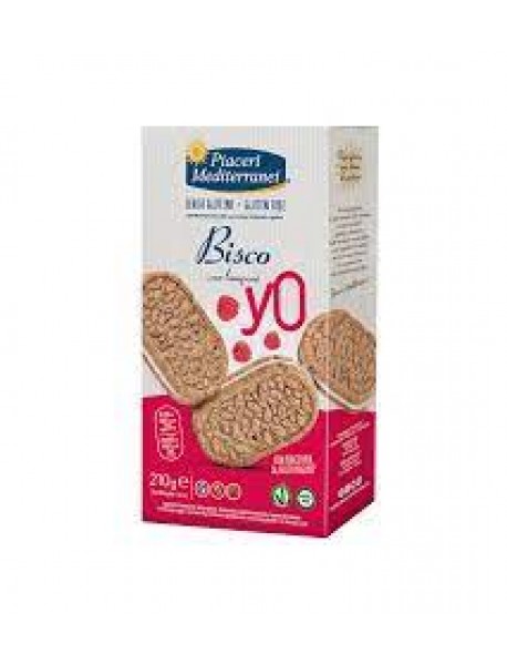 PIACERI MEDITERRANEI BISCOYO AI LAMPONI 210G