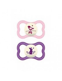 MAM AIR NIGHT SUCCHIETTO IN SILICONE PER BAMBINE 16+M