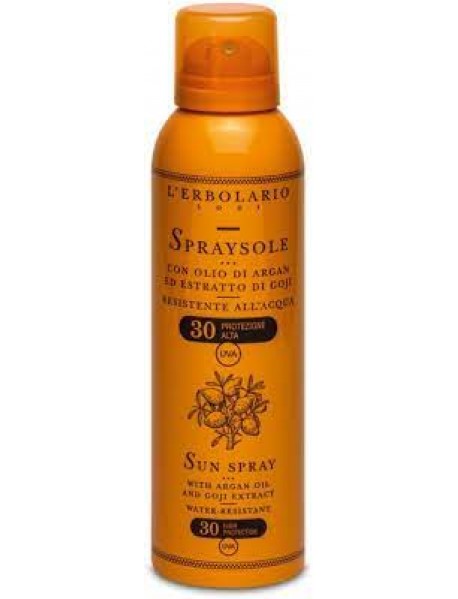 L'ERBOLARIO SPRAYSOLE OLIO DI ARGAN ED ESTRATTO DI GOJI SPF30 150ML