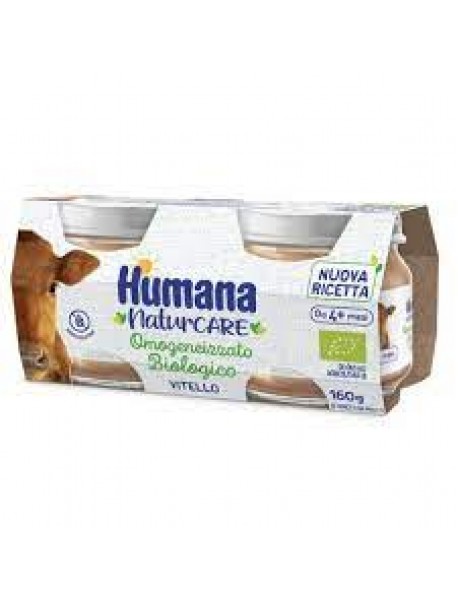 HUMANA NATURCARE OMOGENEIZZATO VITELLO BIO 2x80G