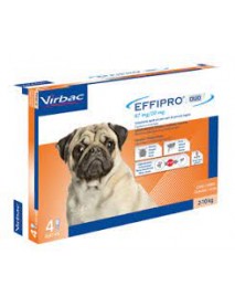 EFFIPRO DUO 67MG SPOT-ON CANI 2-10 KG 4 PIPETTE