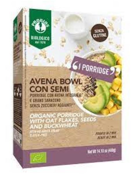 PROBIOS BIO AVENA BOWL PORRIDGE CON SEMI 400G