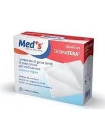 MEDS FARMATEXA COMPRESSE DI GARZA 12/8 10X10 50 PEZZI