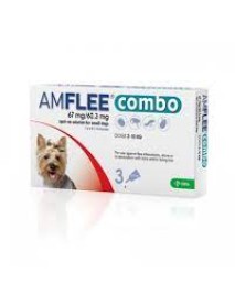 AMFLEE COMBO CANI 2-10KG 67MG+60,3MG 3 PIPETTE 