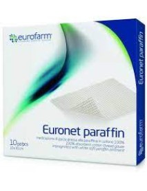 EURONET PARAFFIN GARZA 10X10CM 10 MEDICAZIONI