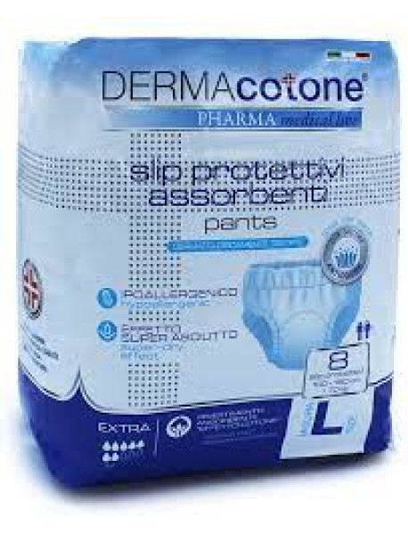 DERMACOTONE SLIP PROTETTIVI ASSORBENTI TAGLIA L 8 PEZZI