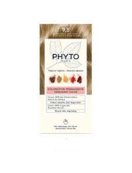 PHYTO PHYTOCOLOR 9.8 BIONDO CHIARO CENERE KIT TINTA PER CAPELLI