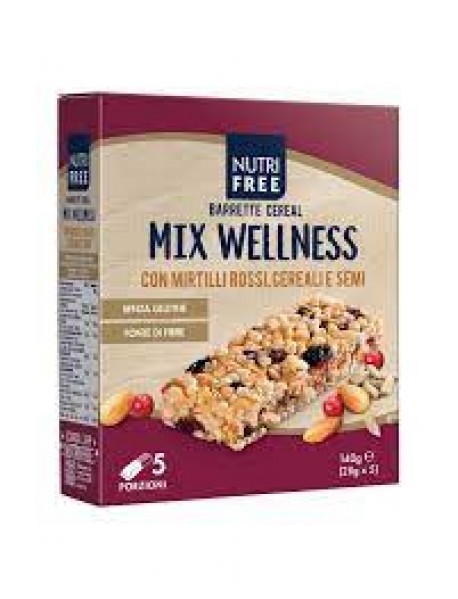 NUTRIFREE BARRETTE CEREAL MIX WELLNESS 140G