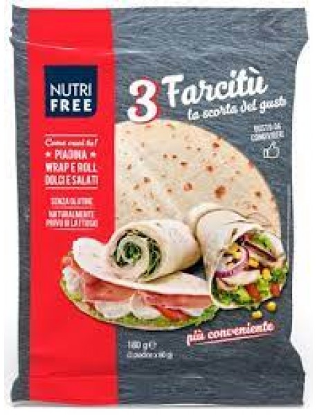 NUTRIFREE FARCITU' PIADINA 3 PEZZI