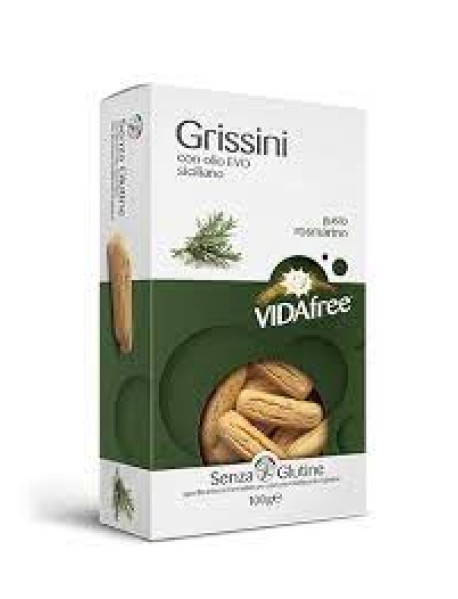 VIDAFREE GRISSINI MINI ROSMARINO 100G