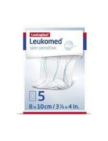 LEUKOMED SKIN SENSITIVE 8X10CM 5 MEDICAZIONI