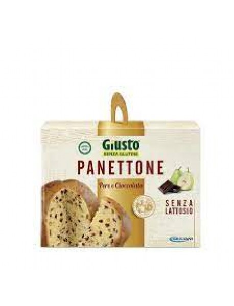 GIUSTO SENZA GLUTINE PANETTONE PERE E CIOCCOLATO 500G